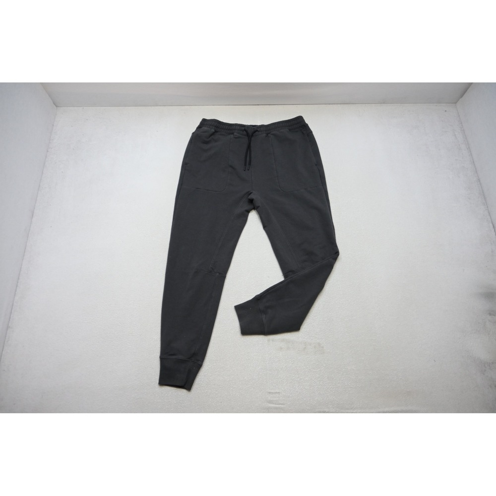 Abercrombie & Fitch Jogger Sweatpants Mens Large Dark Gray Fleece Tapered